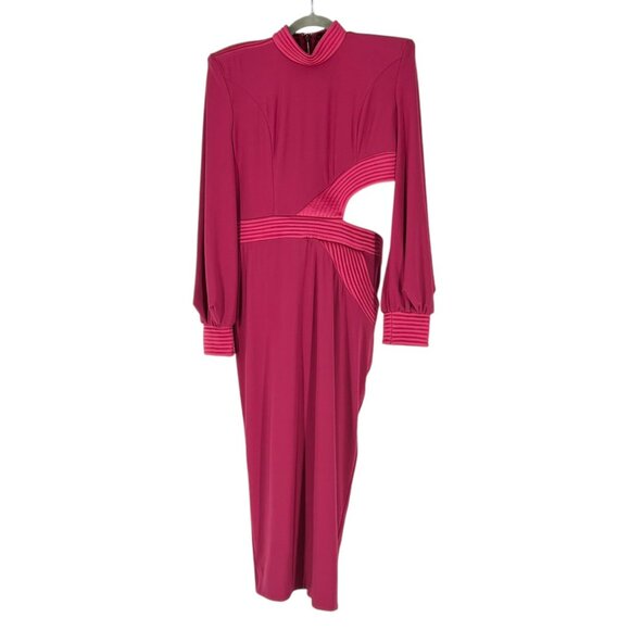 Zhivago The Cry Jersey Midi Dress with Side Bodice Cut Out - Picture 2 of 10